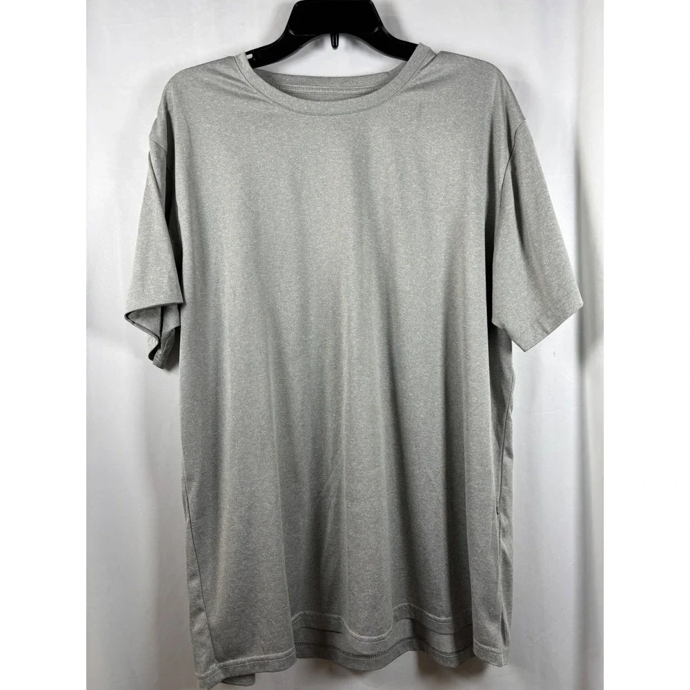 Lot of 4 Mens 2XL Heathered Performance T-Shirts Short Sleeve Crew Neck Basics - Picture 10 of 13